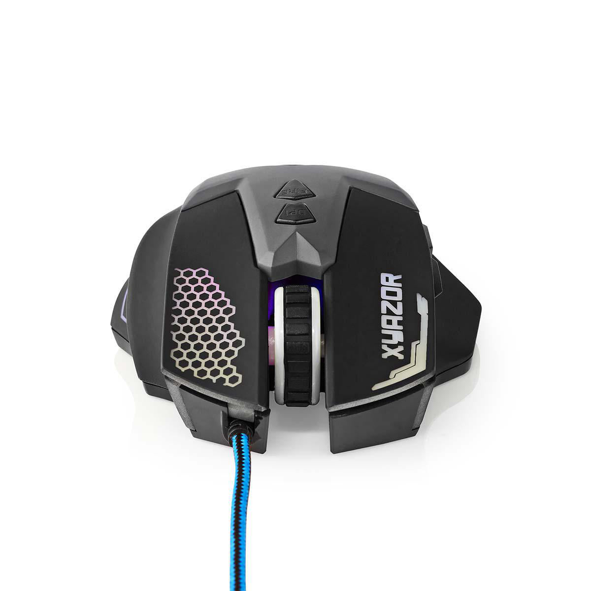 Gaming Maus Optische USB Gamer Mouse 2400dpi Beleuchtet 7-Tasten LED PC Computer