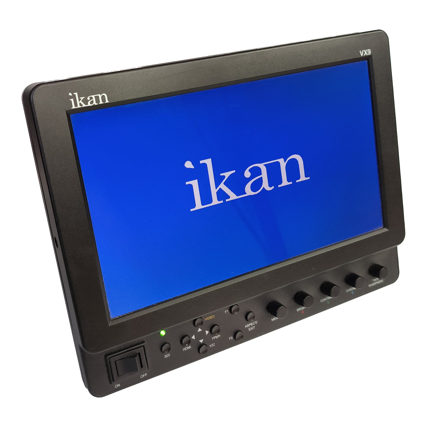 IKAN VX9 Fieldmonitor 9" inkl. SHX9 Blendenschutz und 3x Akkus BP-970G HD SDI