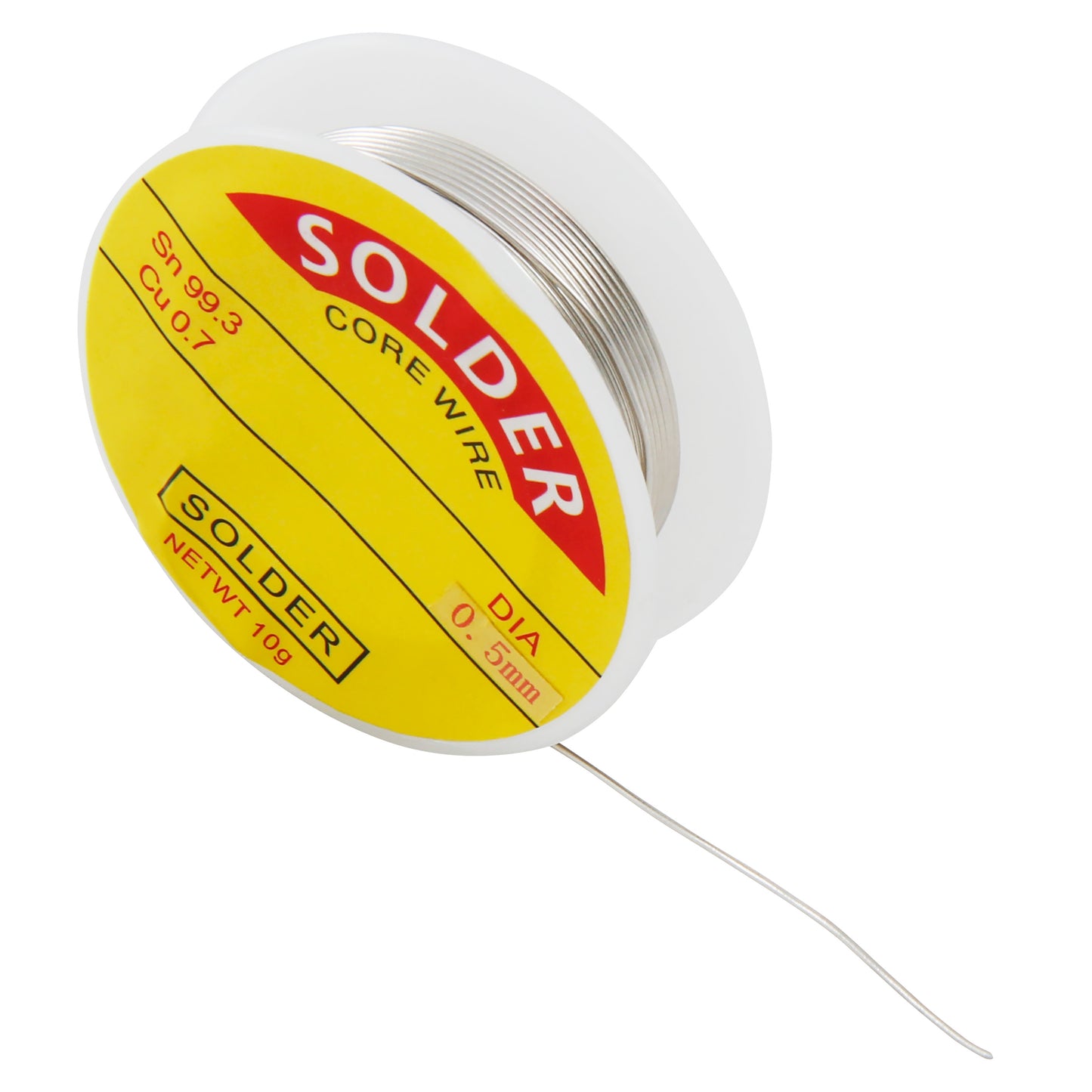 10g Lötzinn Rolle 0,5mm Lödraht bleifrei Sn99,3 Cu0,7 Zinn Kupfer Löten