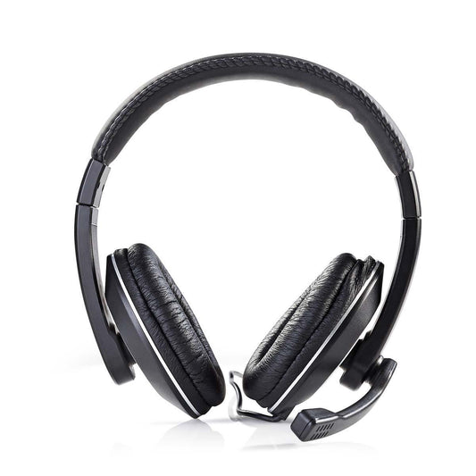 Headset Stereo Sound Mikrofon 3,5mm Klinke Über-Ohr Kopfhörer Schwarz CHST200BK