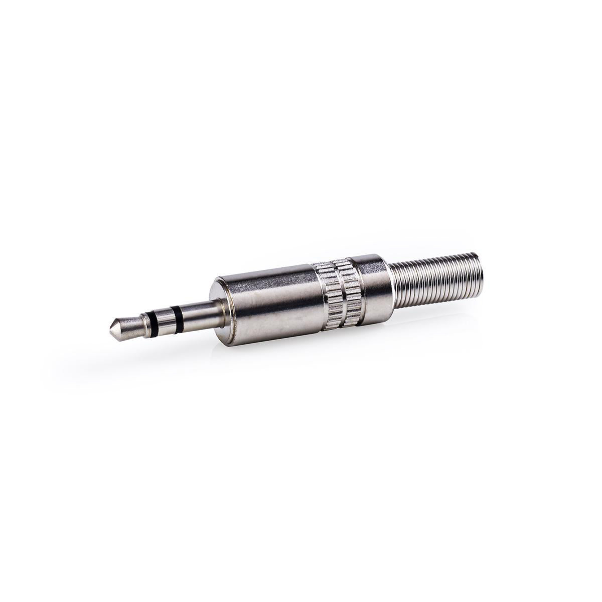 4x Klinkenstecker 3,5mm Stereo Metall Silber Klinke Audio Stecker Löten 4 Stück