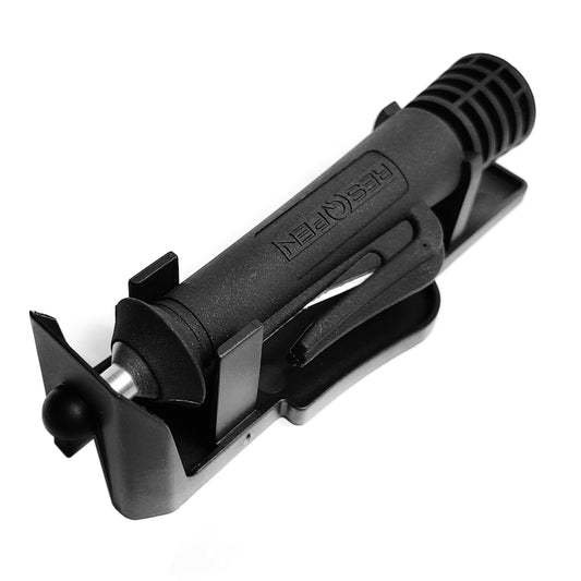 KFZ Nothammer mit Gurtschneider u. Halterung Leina SafetyPen Glas Notfall Stift