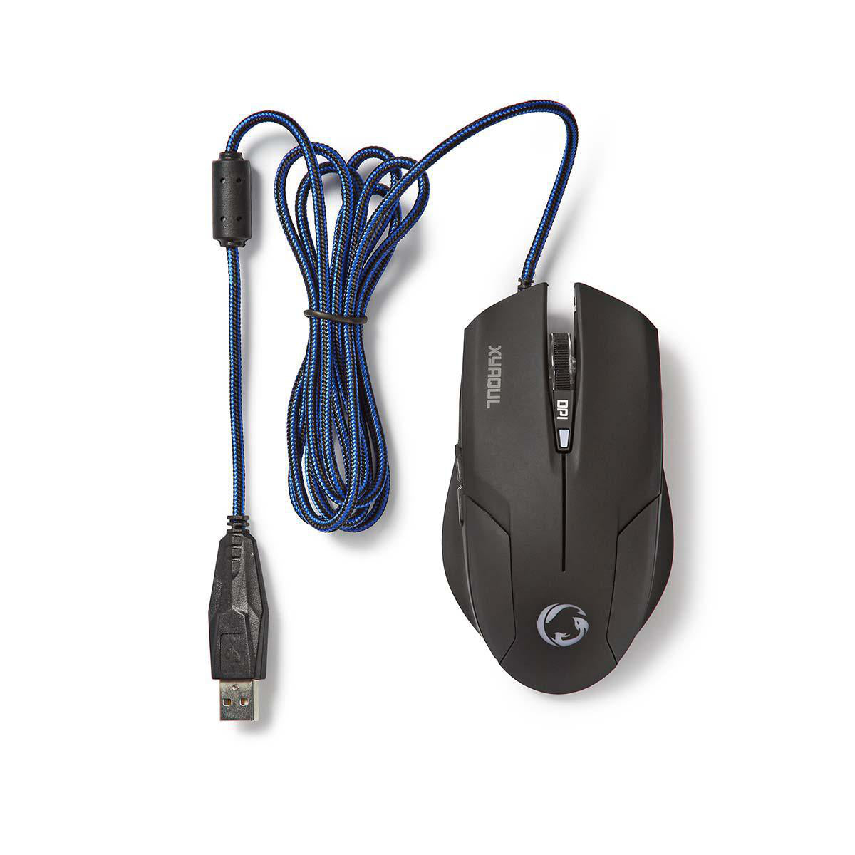 Optische Gamer Maus 1600dpi USB 6-Tasten LED Gaming Mouse PC Computer e-Sport