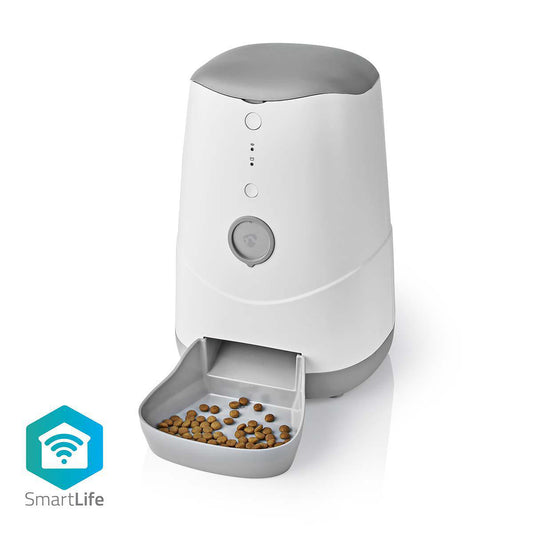 SmartLife Futterspender Automat für Haustiere Katzen Hunde App Wi-Fi Smart Home