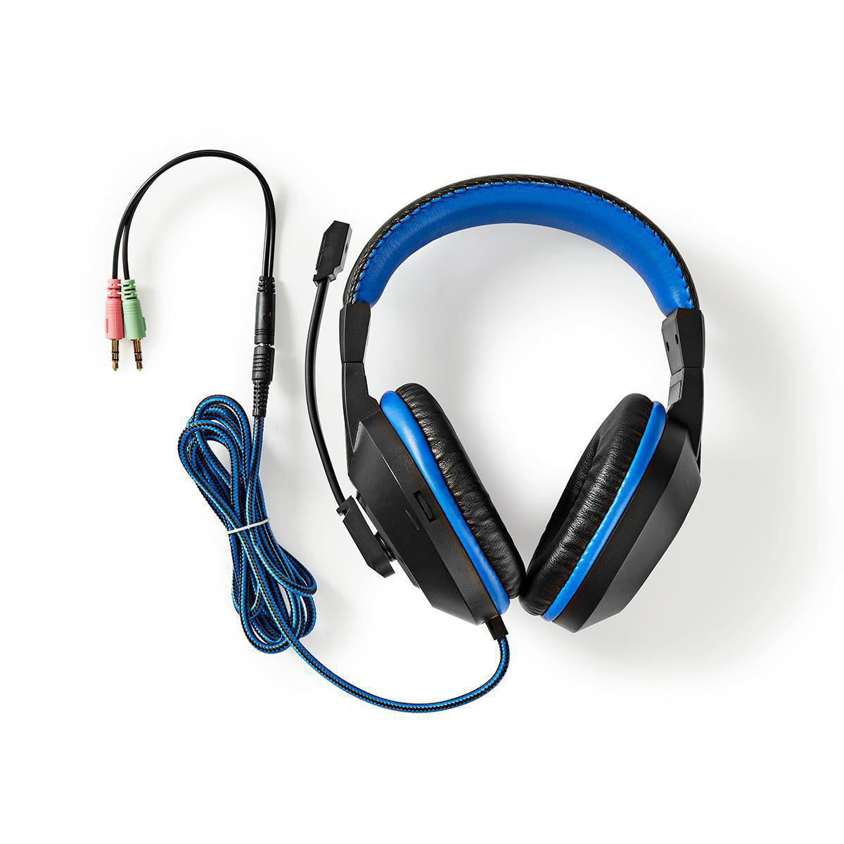 4in1 Gaming Set Tastatur Maus Headset Mauspad LED beleuchtet DE GamerKit 3200dpi