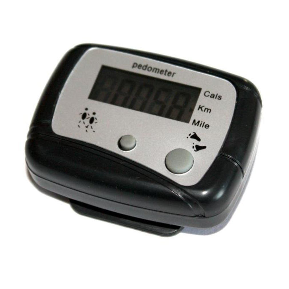 Schrittzähler Kalorienzähler Pedometer mit Gürtelclip Km Meilen Kalorien Fitness