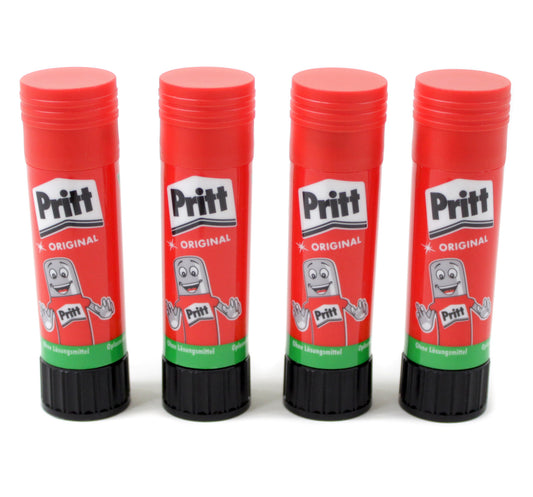 4x Pritt Klebestift Sparpack 22g Lösemittelfrei Kleber Stick Prittstift Basteln