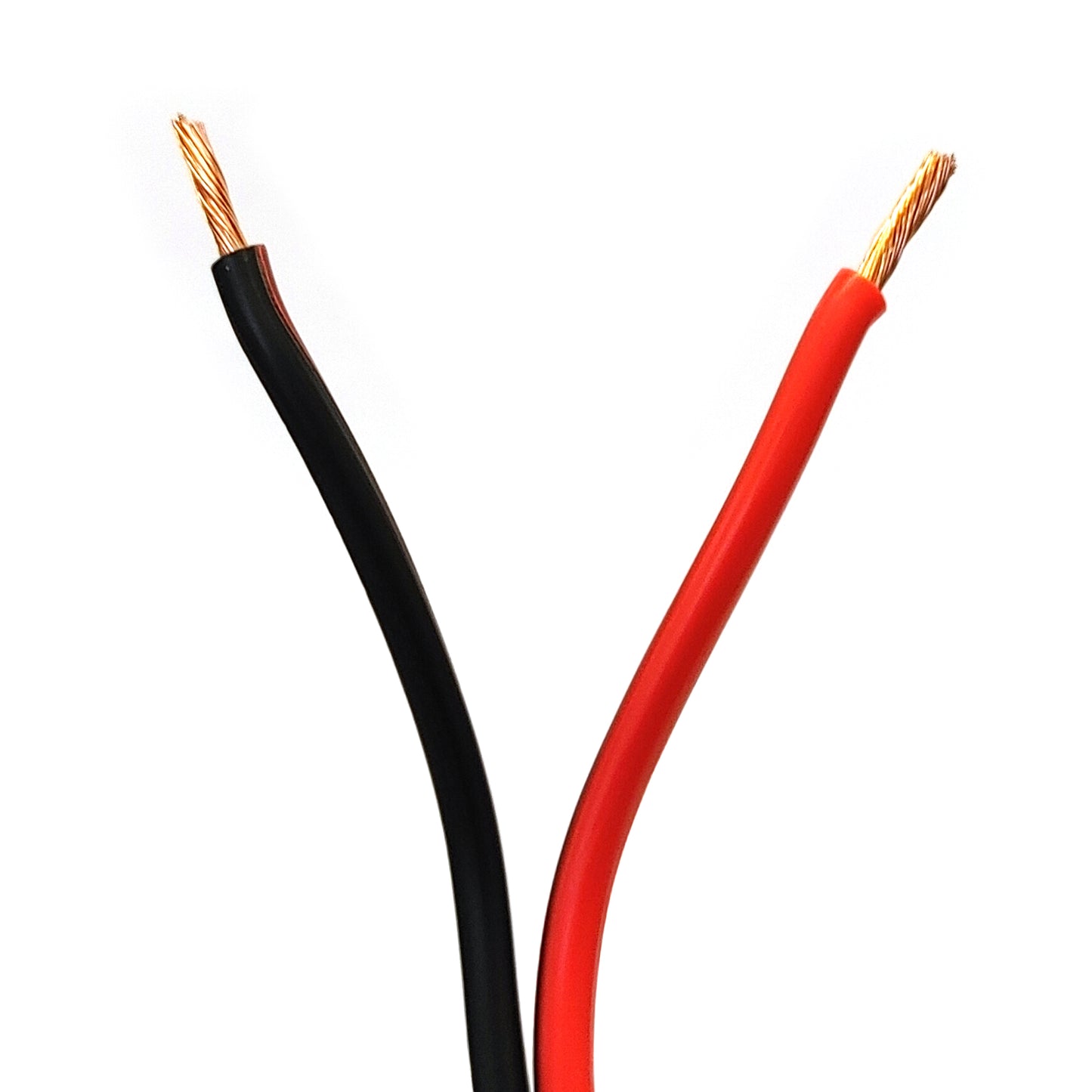 Lautsprecherkabel 50m Rot/Schwarz 2,5 mm² Kupfer Audiokabel Boxenkabel Litze