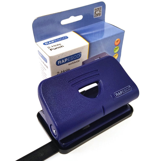 Papierlocher Rapesco 810-P 12 Blatt Stanzlocher Bürolocher Locher Color Blau