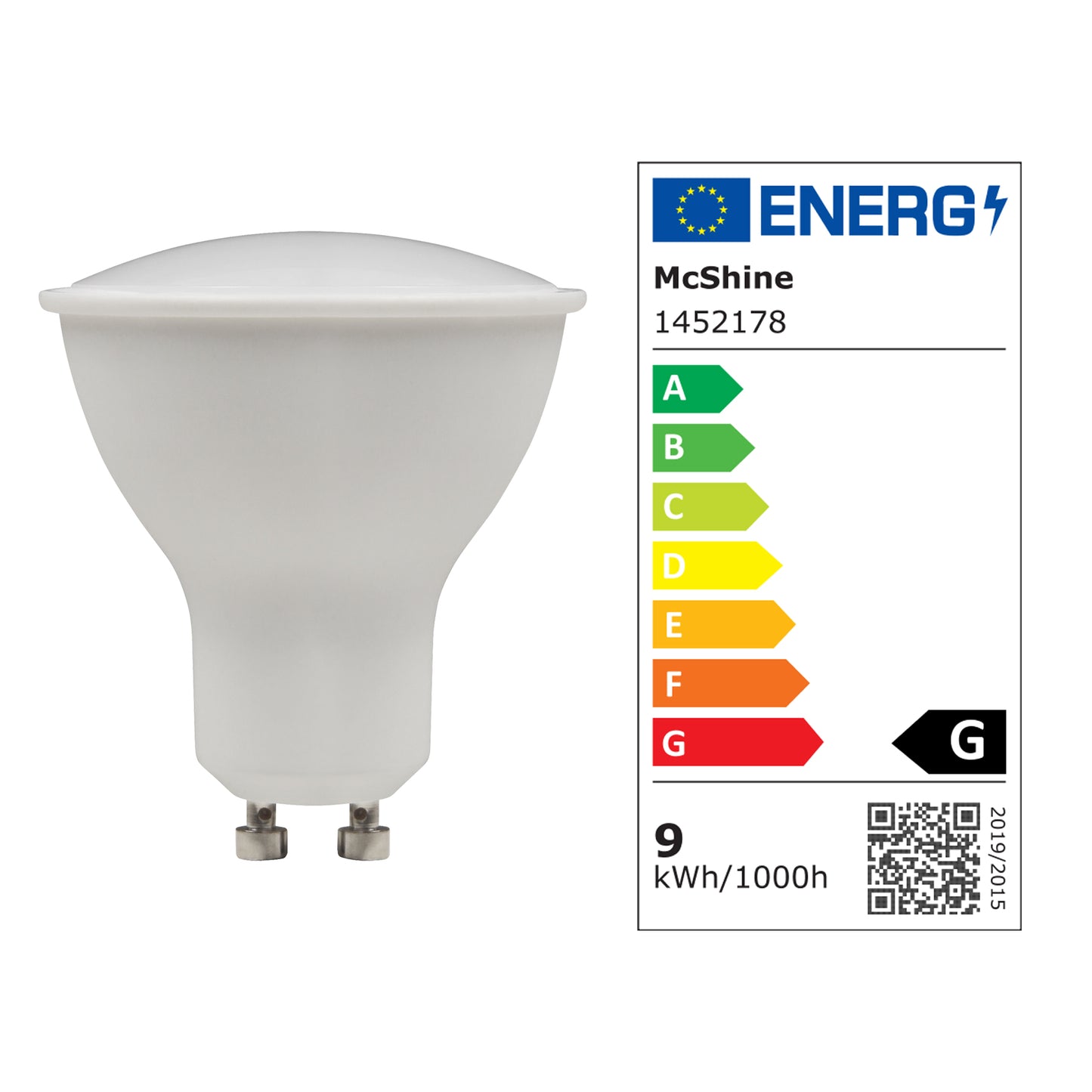10x LED Leuchtmittel GU10 9W Warmweiß 120° Set Leuchte Strahler Reflektorlampe