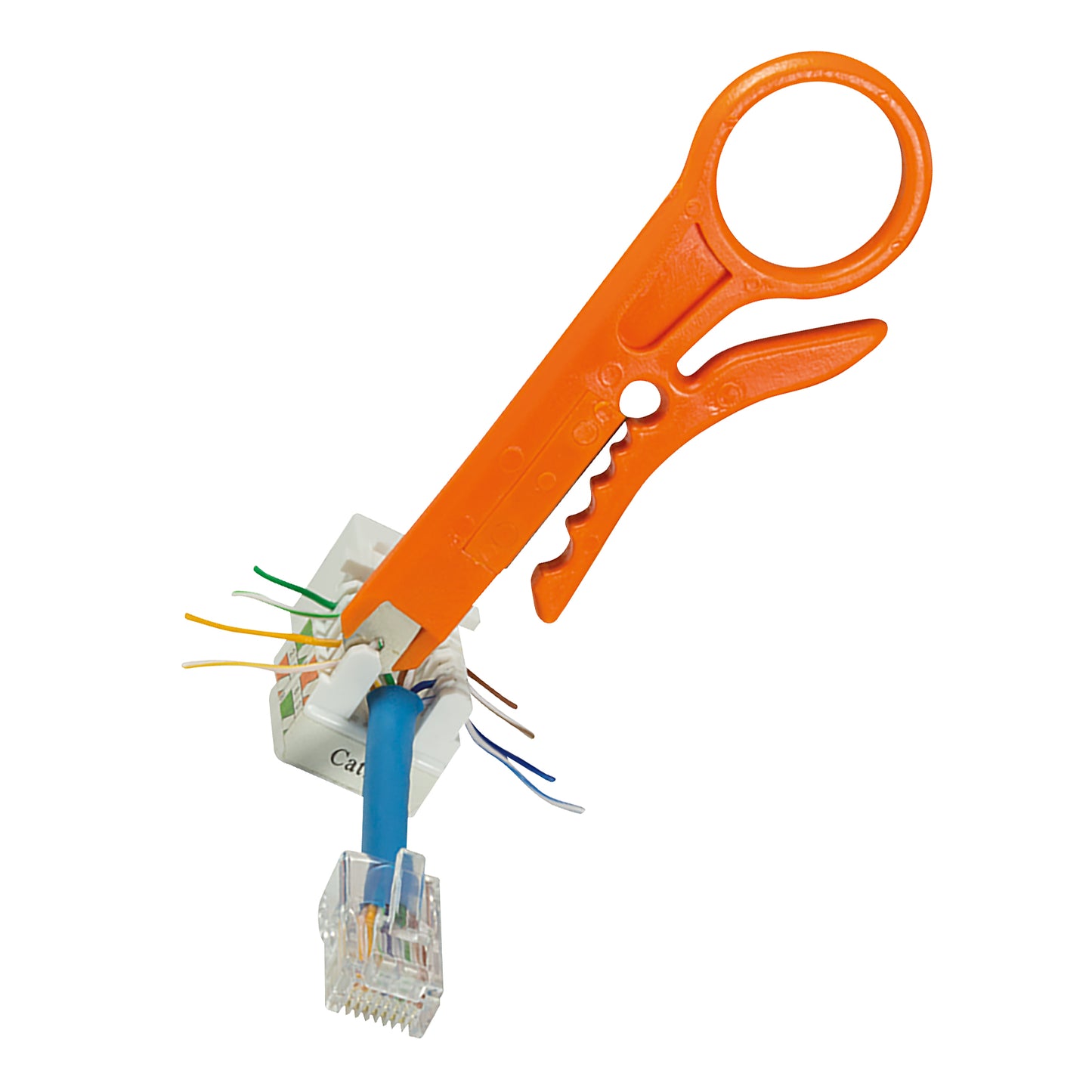 LSA Anlegewerkzeug mit Abisolierfunktion Auflegewerkzeug Netzwerk Patchpanel LAN