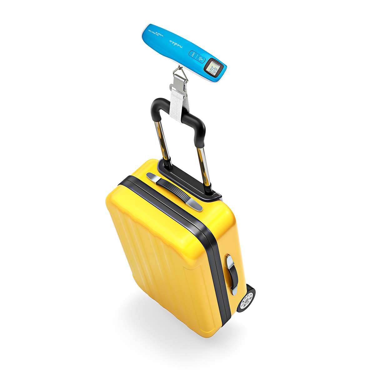 Digitale Gepäckwaage bis 50Kg Tara Kofferwaage Hängewaage Handwaage Reisewaage