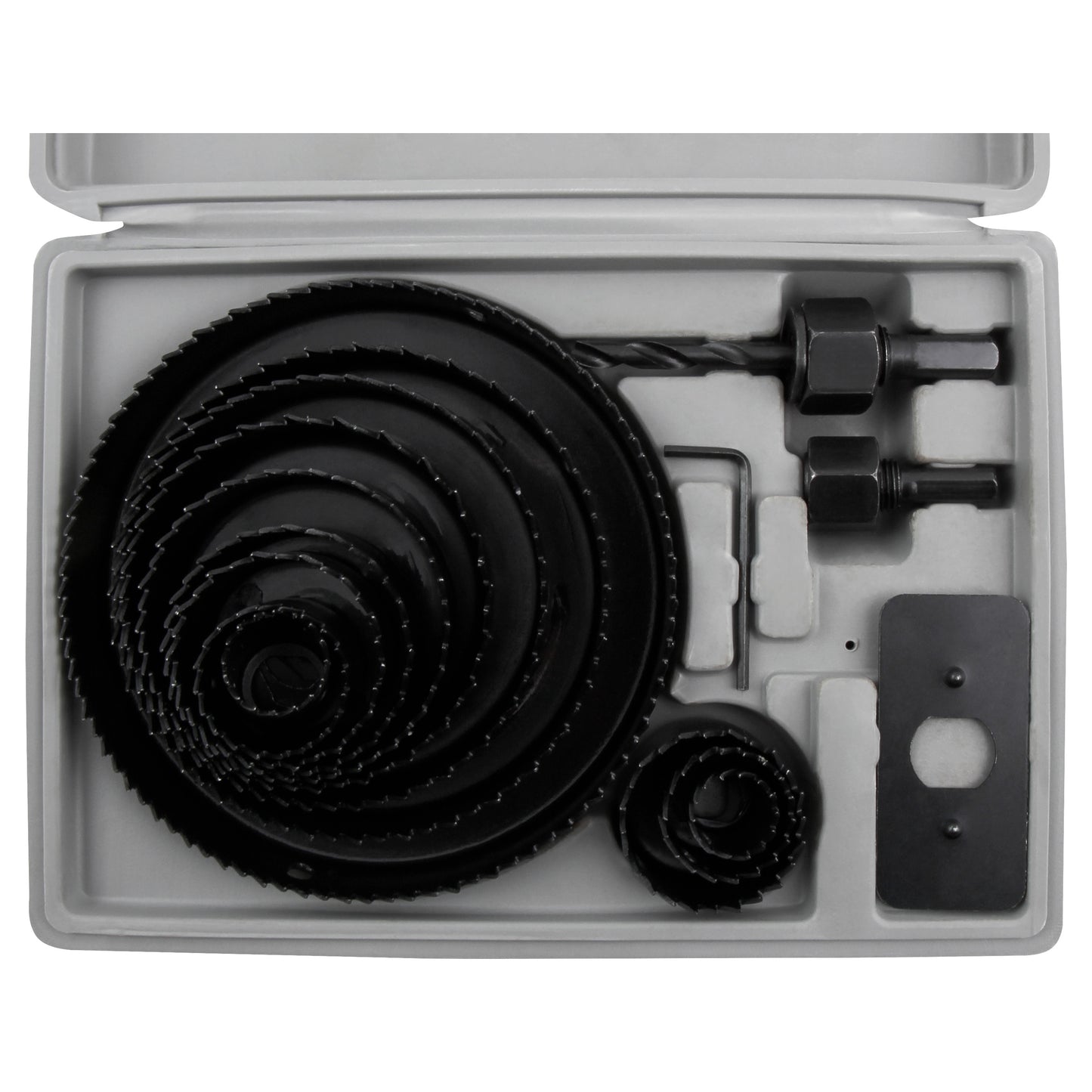 Lochsägen Set 16-Teile 19-127mm Lochkreissäge Bohrkrone Kreisschneider Koffer