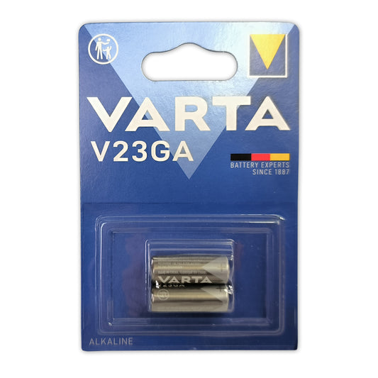 2x VARTA V23GA Batterie 12V Alkaline Batterie VARTA A23 MN21 23A P23GA 2-Stück