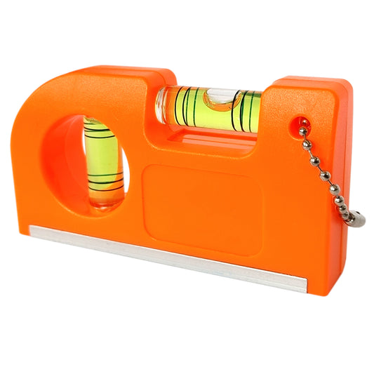 Wasserwaage 8,5cm Midi Pro mit Magnet Clip Halterung Zweiachsig Mini Waage