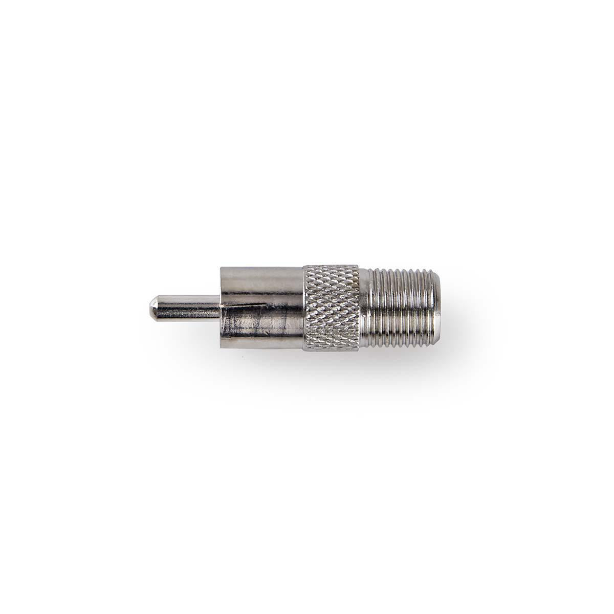 10x F-Adapter Cinch-Adapter F-Buchse Cinch-Stecker Metall Sat Antennen Wandler