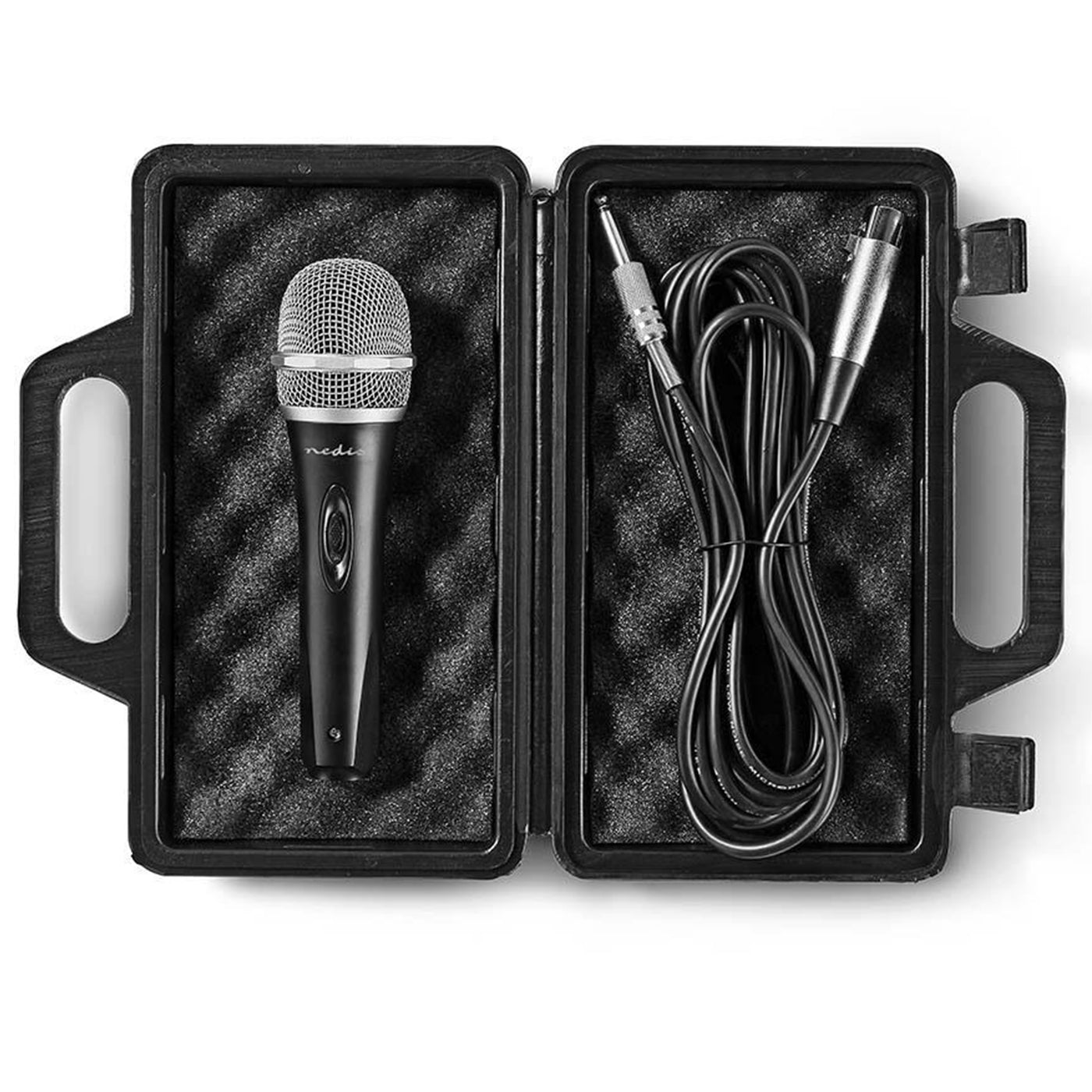 Dynamisches Profi Mikrofon mit Koffer und 5m Kabel XLR Klinke Metall Microfon