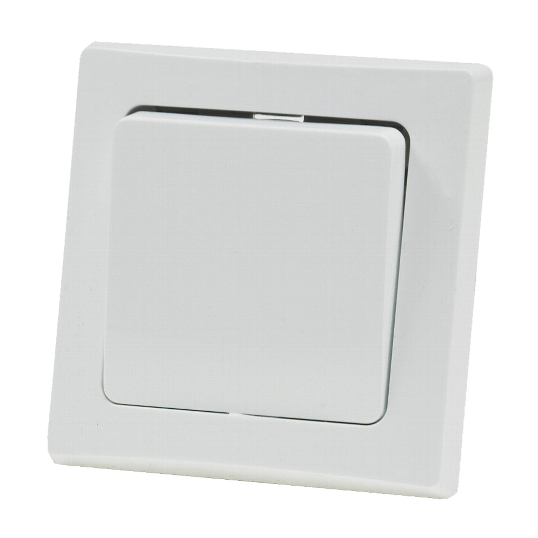 Lichttaster mit Rahmen 250V 10A UP Weiß 1xEin Unterputztaster Wandtaster Taster