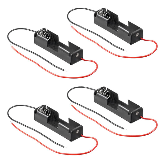 4x Batteriehalter für 1x AA Mignon Zellen LR6 HR6 FR6 Akkuhalter Batteriegehäuse