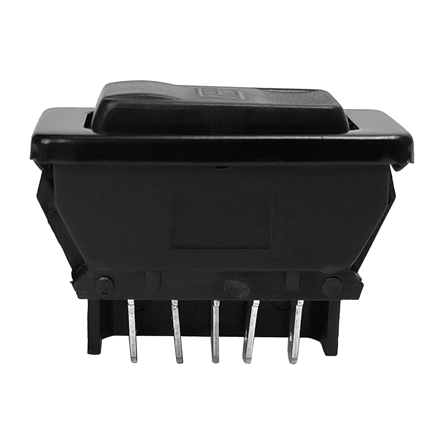 KFZ Taster Fensterheber rot beleuchtet 12V 5-Polig Auto Wippenschalter Schwarz