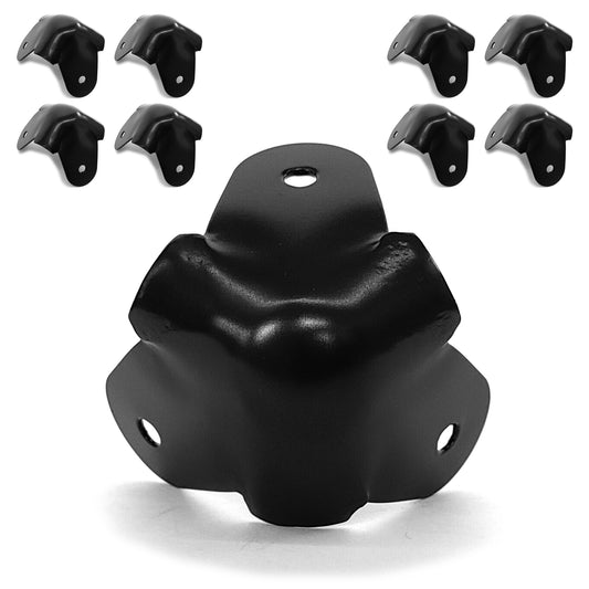 8x Lautsprecher Schutzecken Set Metall PA Kantenschutz Boxenecken Stoßecken