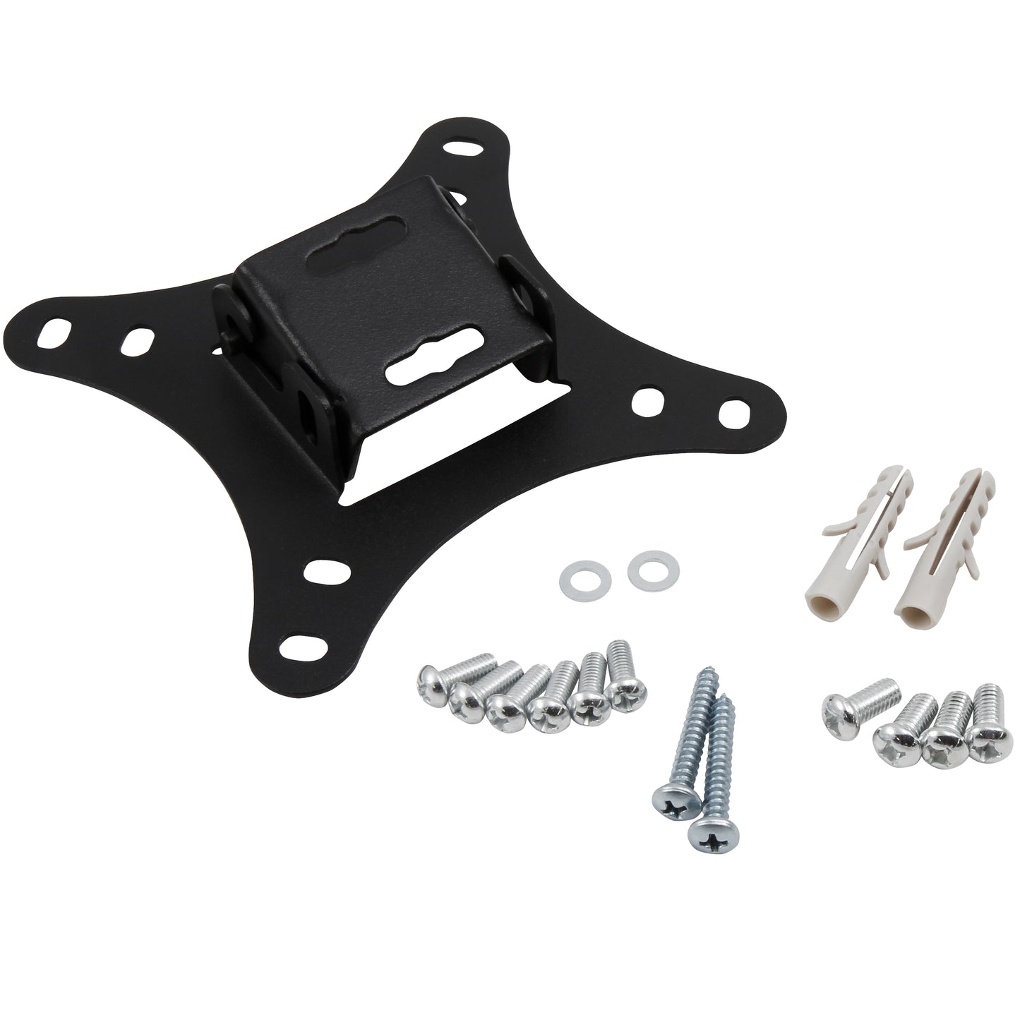 Wandhalterung Superflach TV LED OLED Plasma LCD 12-30 Zoll VESA Schwarz Monitor