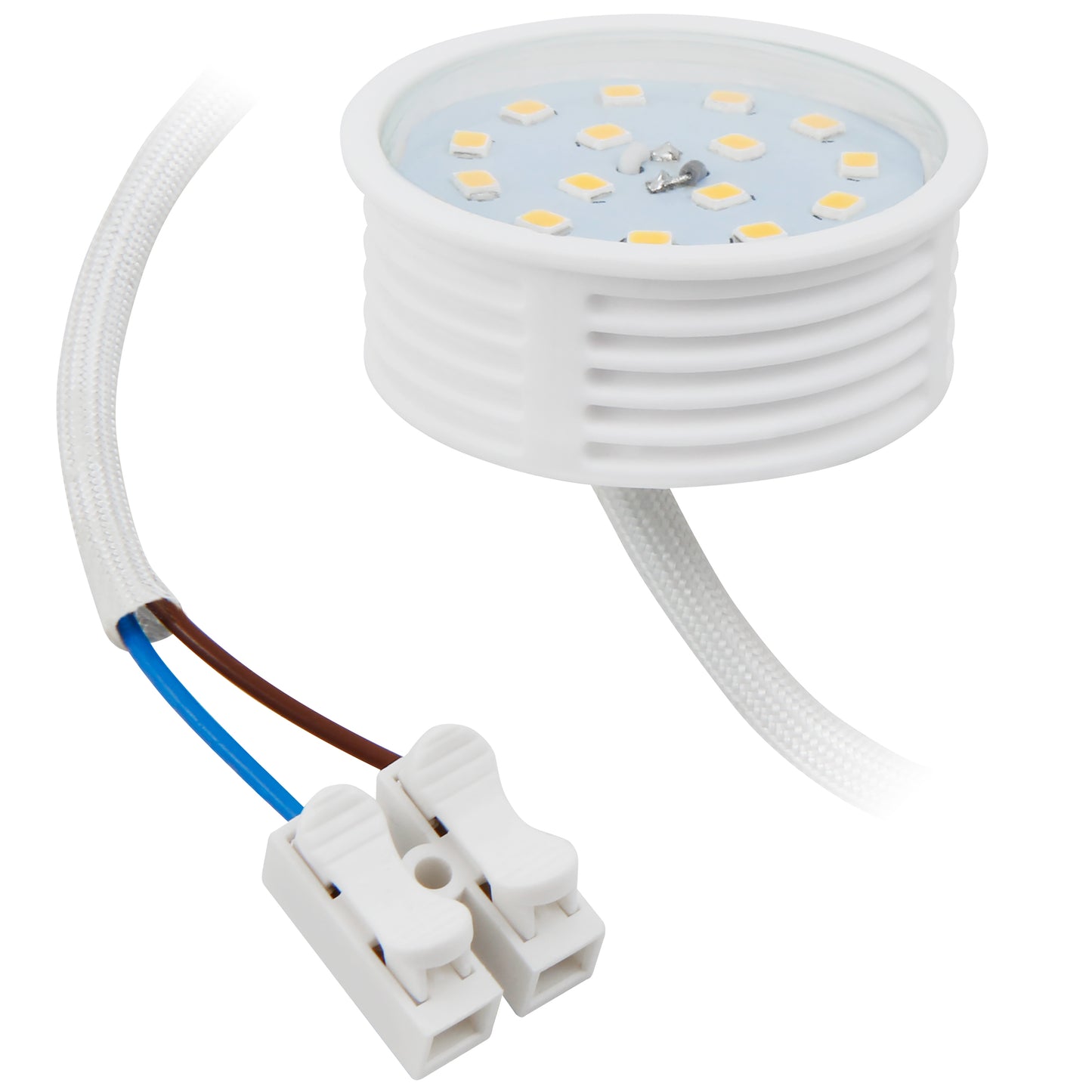 LED Einbaumodul 5W Ultra Flach Dimmbar Warmweiß GU10 MR16 Ersatz 230V Keramik