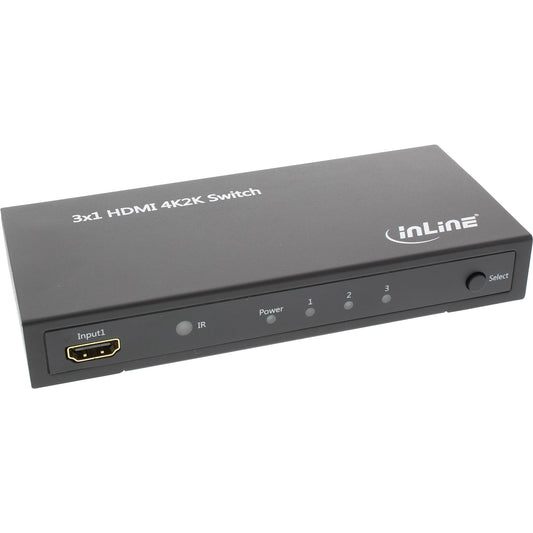 HDMI Switch Umschalter 3x Eingang / 1x Ausgang Fernbedienung 4K 2K 3D HD Audio