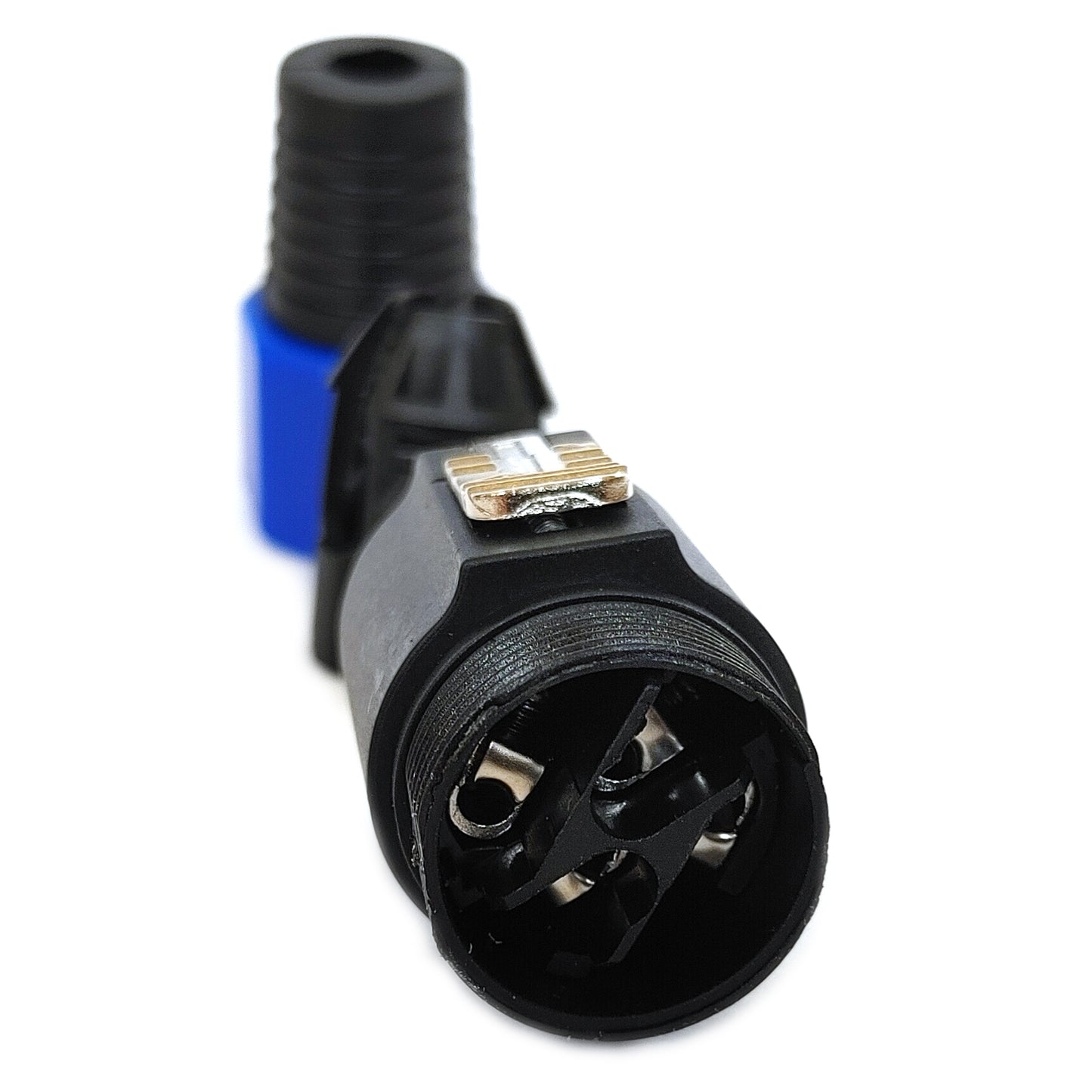2x PA Lautsprecherstecker 4-Polig Boxenstecker Knickschutz Speakon®Kompatibel
