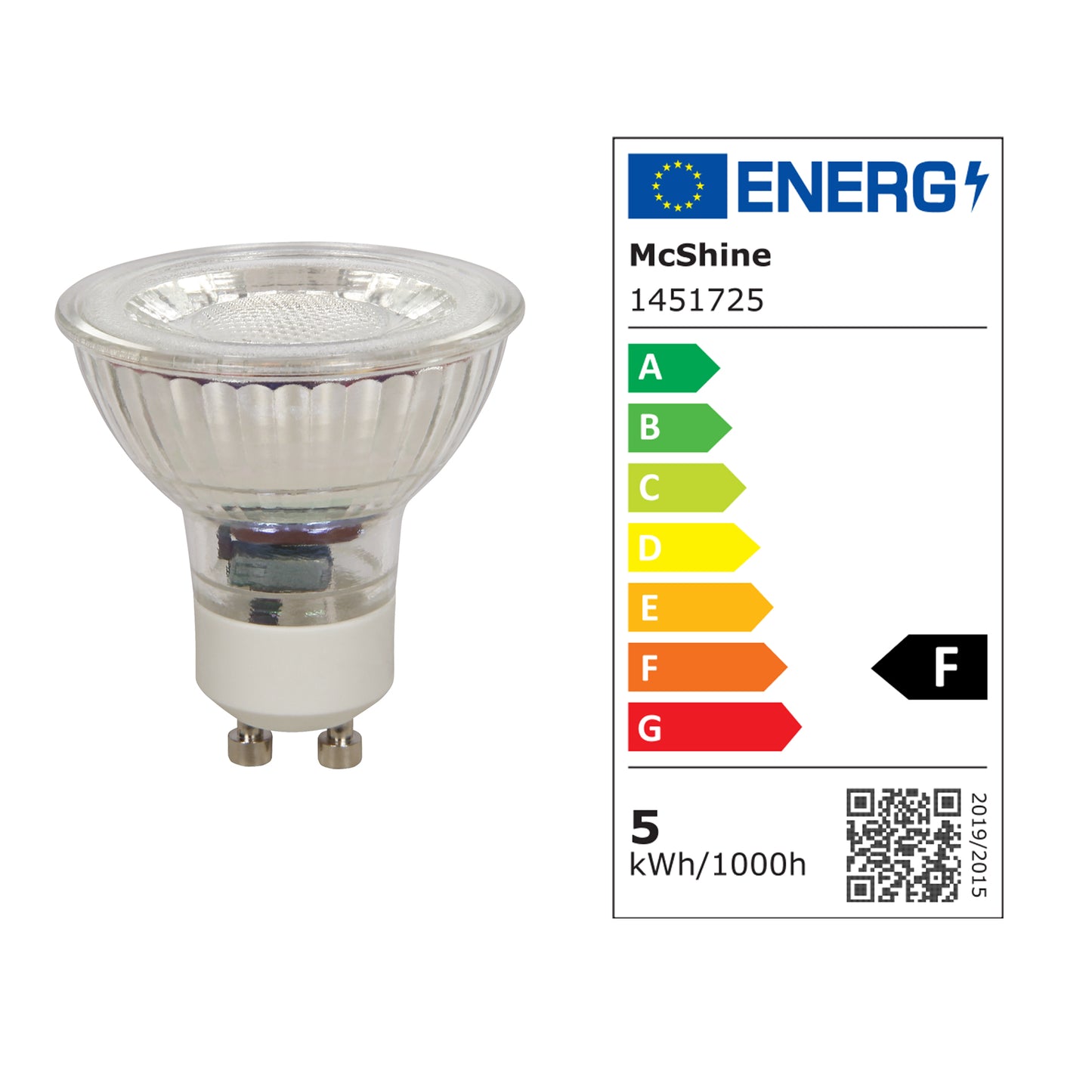 10x LED Leuchtmittel GU10 5W Warmweiß 230V Set Leuchte Strahler Reflektorlampe