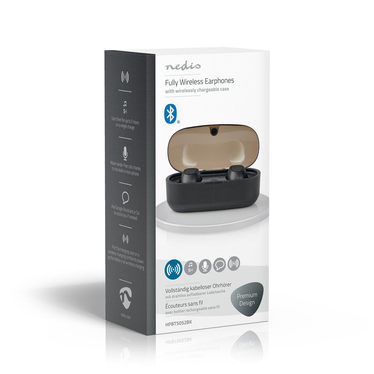 Kabellose Kopfhörer Bluetooth® In-Earbuds Headset Ohrhörer IOS Android 5h Akku