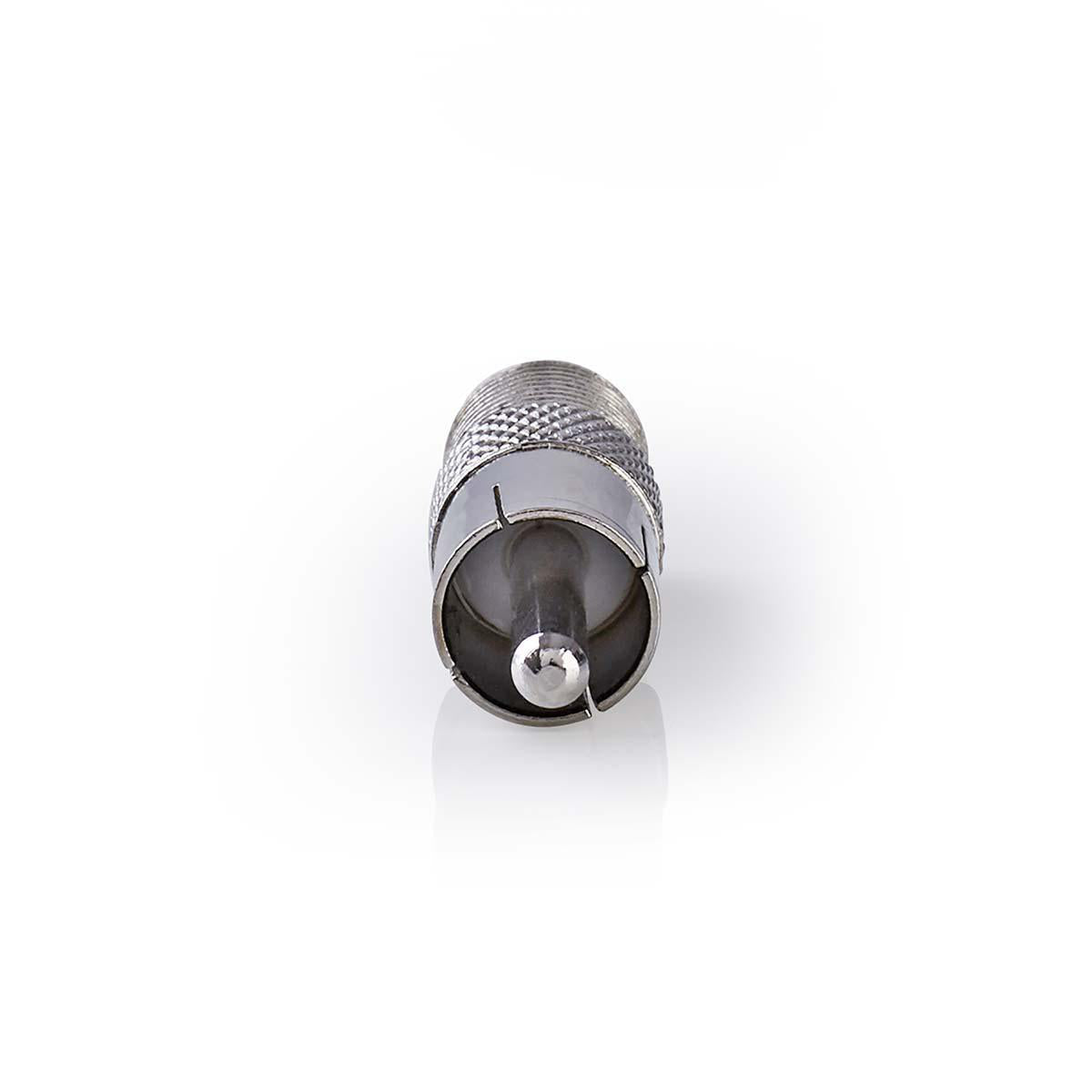 2x F-Adapter Cinch-Adapter F-Buchse Cinch-Stecker Metall Sat Antennen Wandler