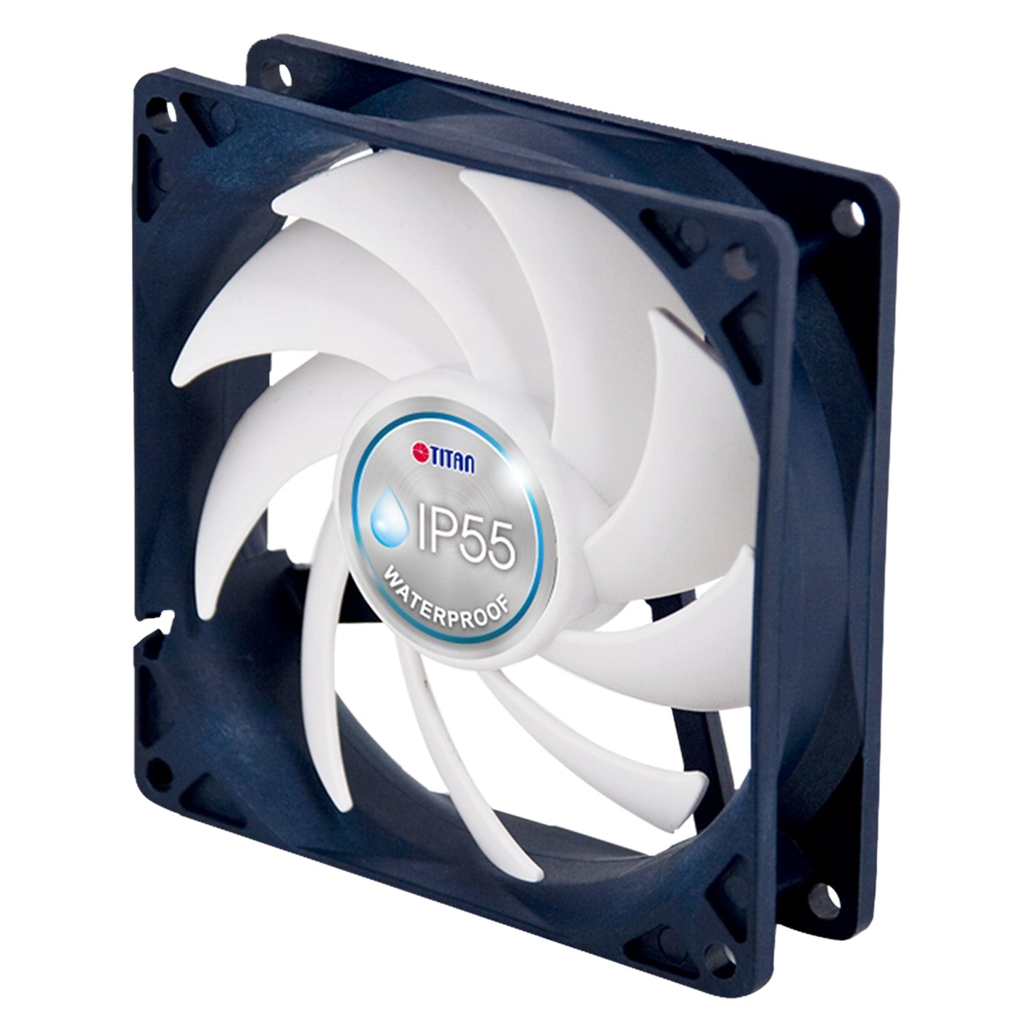 Lüfter 92x92x25mm IP55 Wasser-u.Staubgeschützt 3-polig 12V PC Einbaulüfter Titan