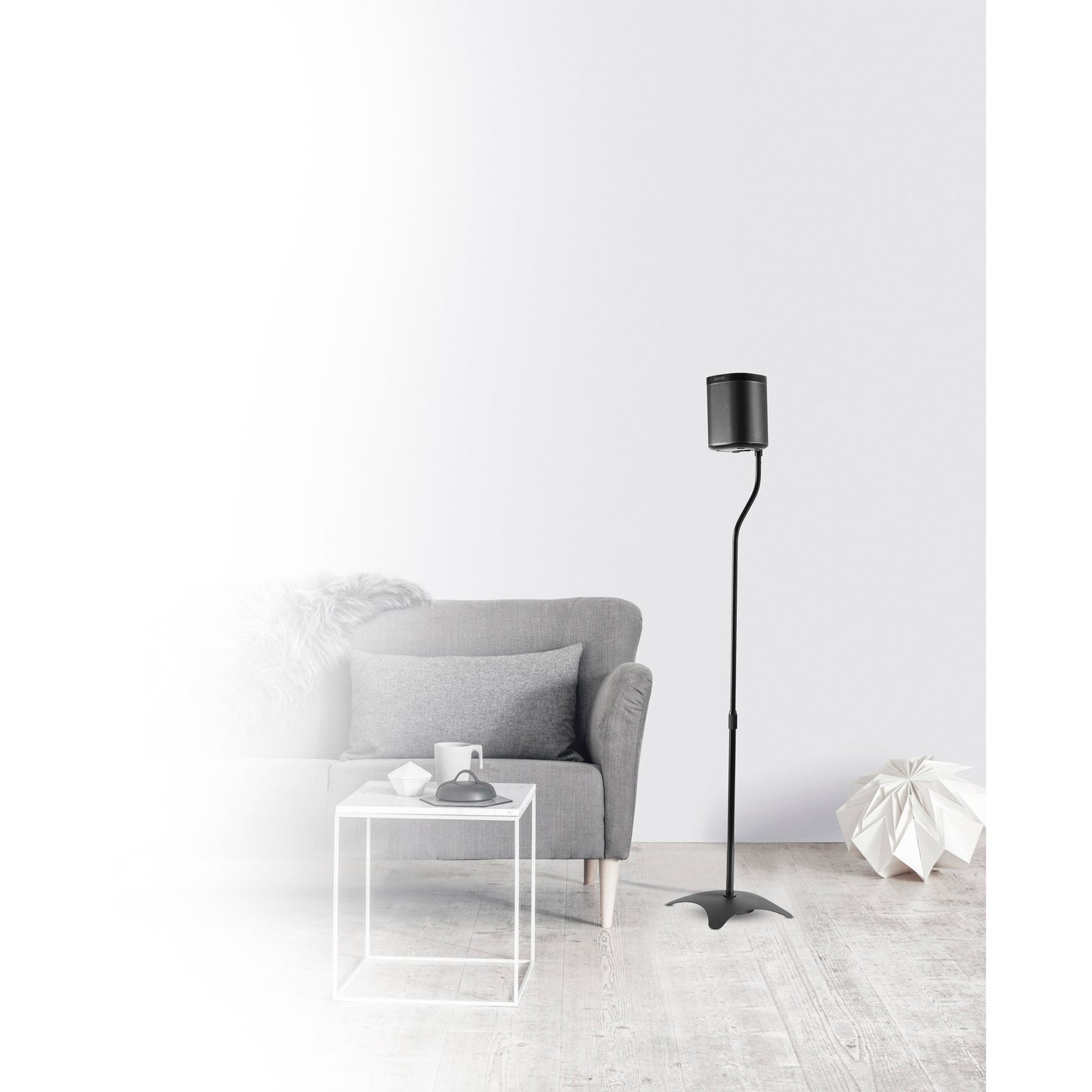 2 Stk. Lautsprecher Teleskop Ständer 68-110cm Boxen Ständer Halterung Schwarz 6C