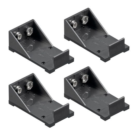 4x Batteriehalter für 1x 9V Block Batterie Akkuhalter Batteriegehäuse 6F22 6HR61