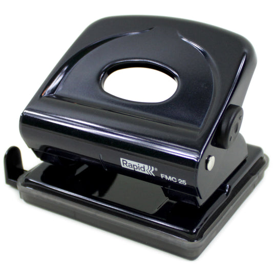 Papierlocher Rapid FMC25 max. 25 Blatt Stanzlocher Bürolocher Metall Schwarz