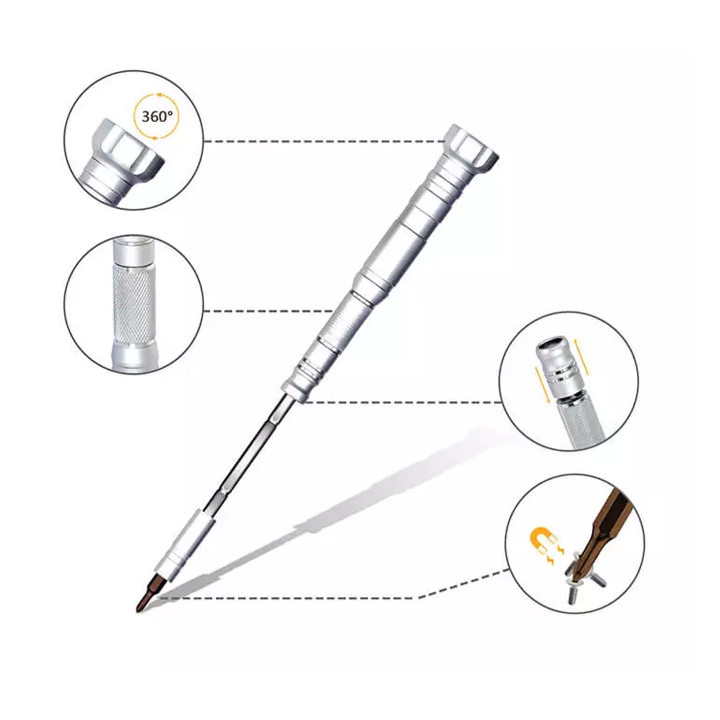 Feinmechaniker Schraubendreher Set 61 Teile Elektriker Optiker Profi Werkzeugset