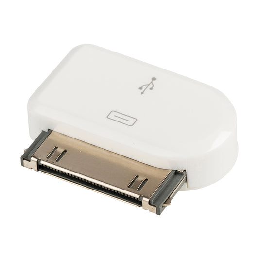 Adapter 30-Pin zu Micro USB Valueline Apple-kompatibel für iPhone iPad iPod Weiß