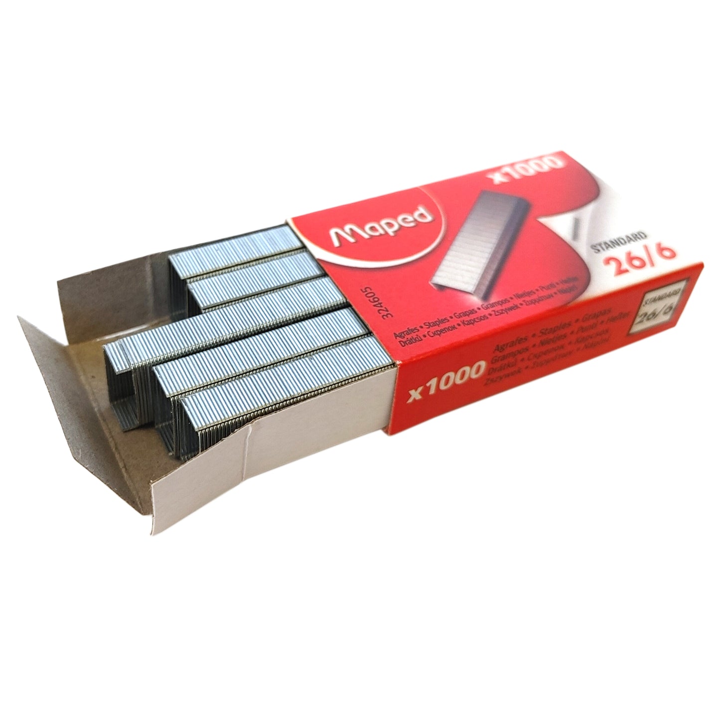 Heftklammern 26/6mm 1.000-10.000 Stück Tackerklammern Büro Tacker Klammern Maped