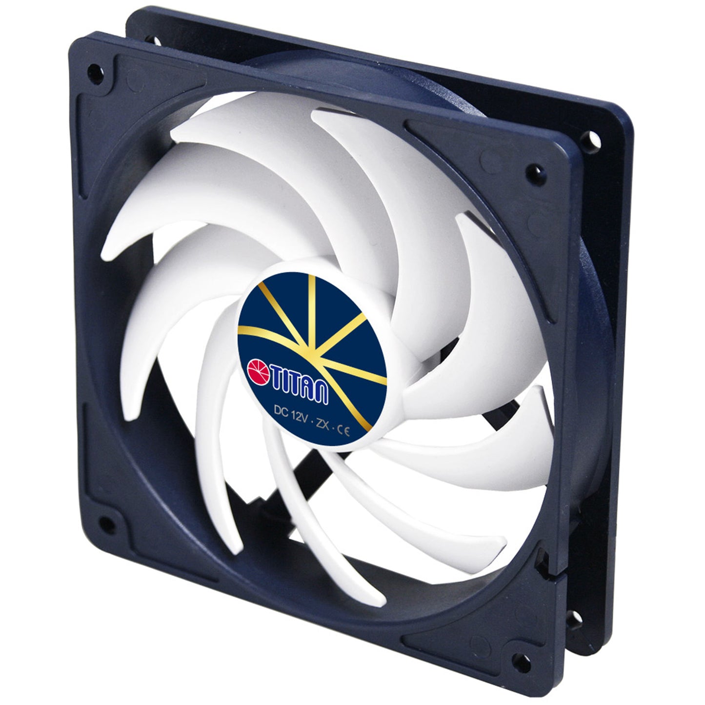 Lüfter Titan Extreme Silent 92mm von schräg vorn