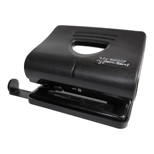 Papierlocher 820-P antibakteriell 22 Blatt Stanzlocher Bürolocher Locher Schwarz