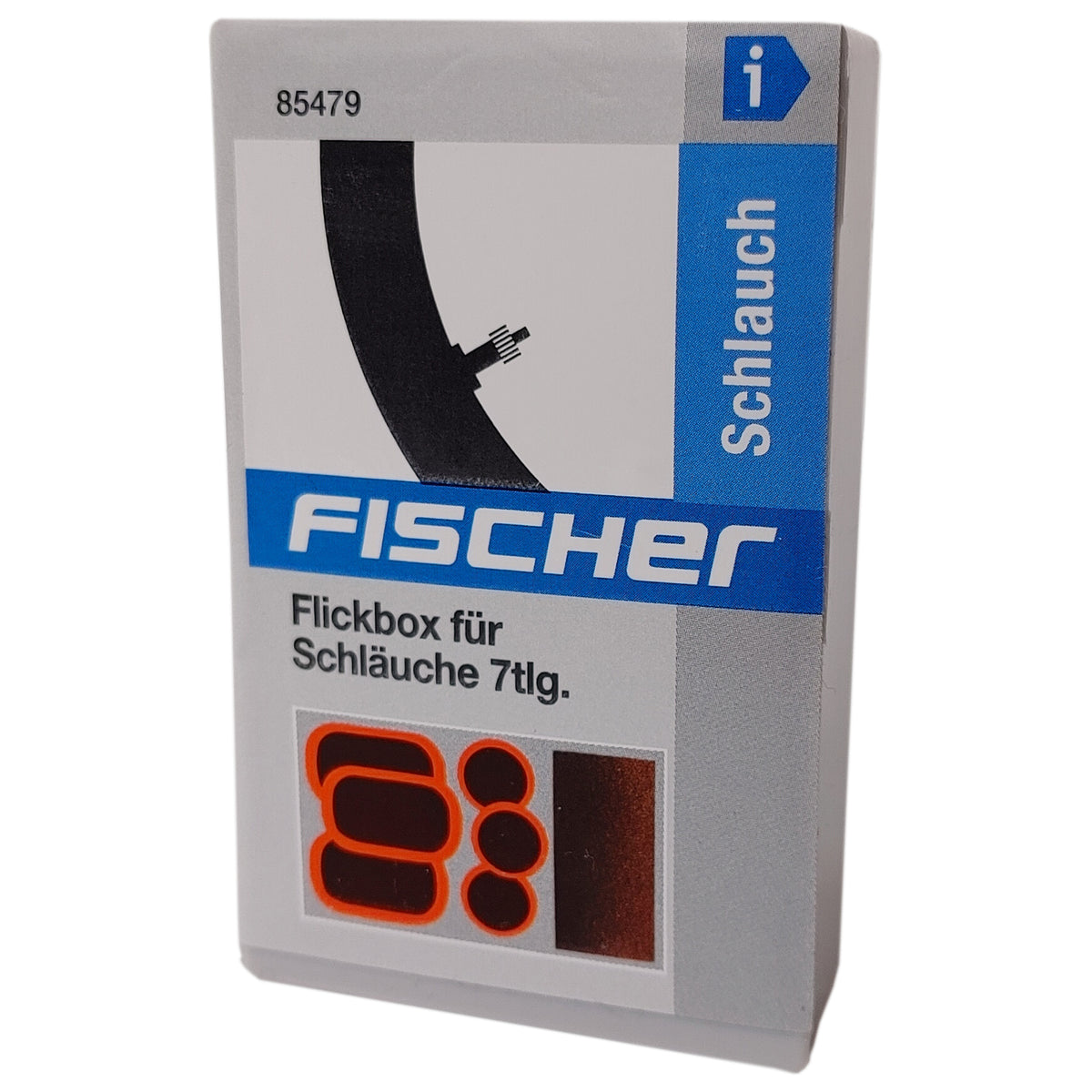 Fahrrad Flickzeug 7tlg Reparatur Set Box Schlauch Pannenset Reifenreparatur