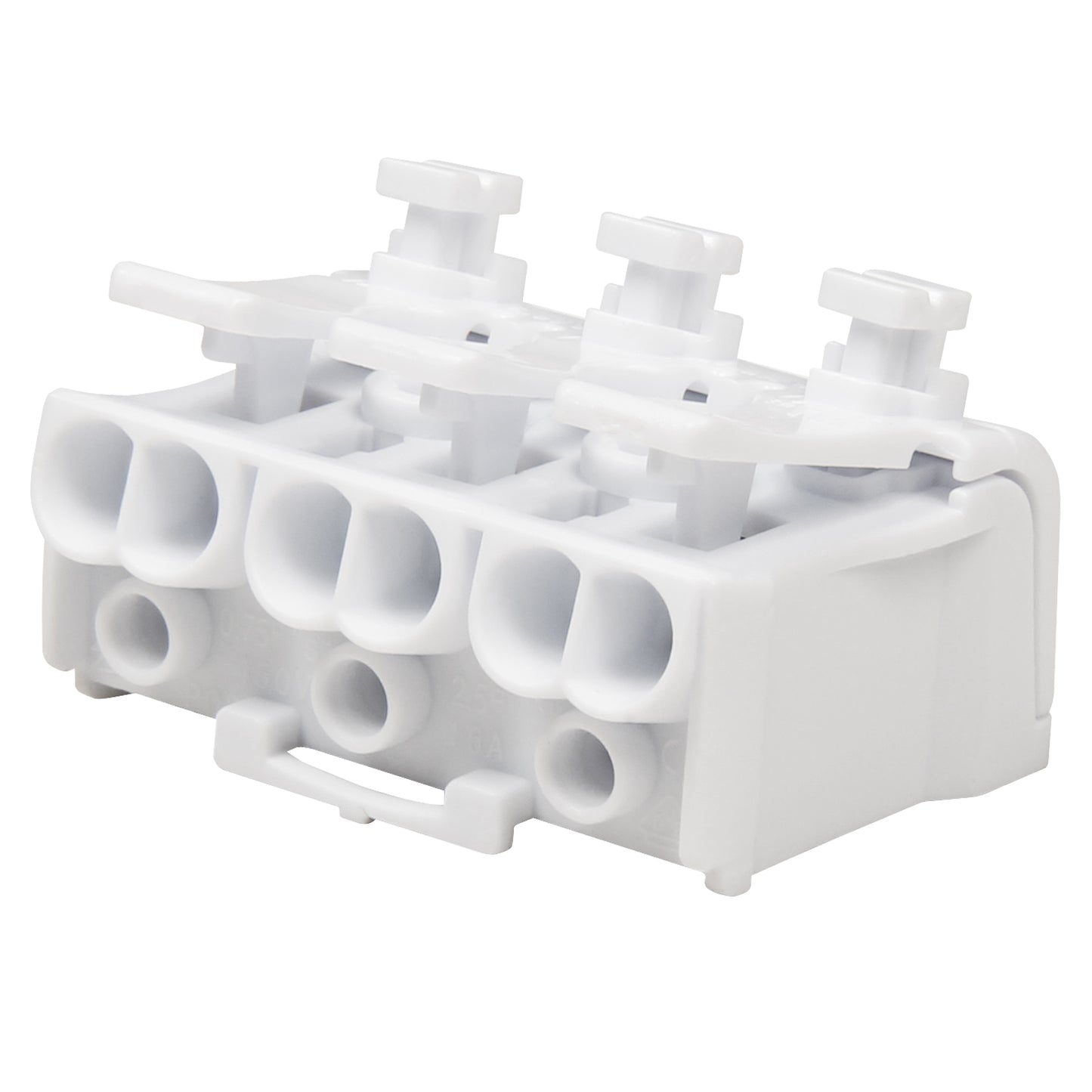 10x Lüsterklemmen mit Hebel 3-Polig Verbindungsklemmen Hebelklemme Kabelklemme