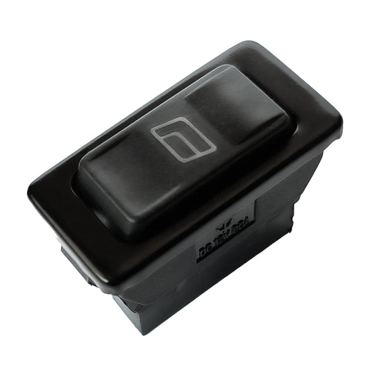 KFZ Taster Fensterheber rot beleuchtet 12V 5-Polig Auto Wippenschalter Schwarz