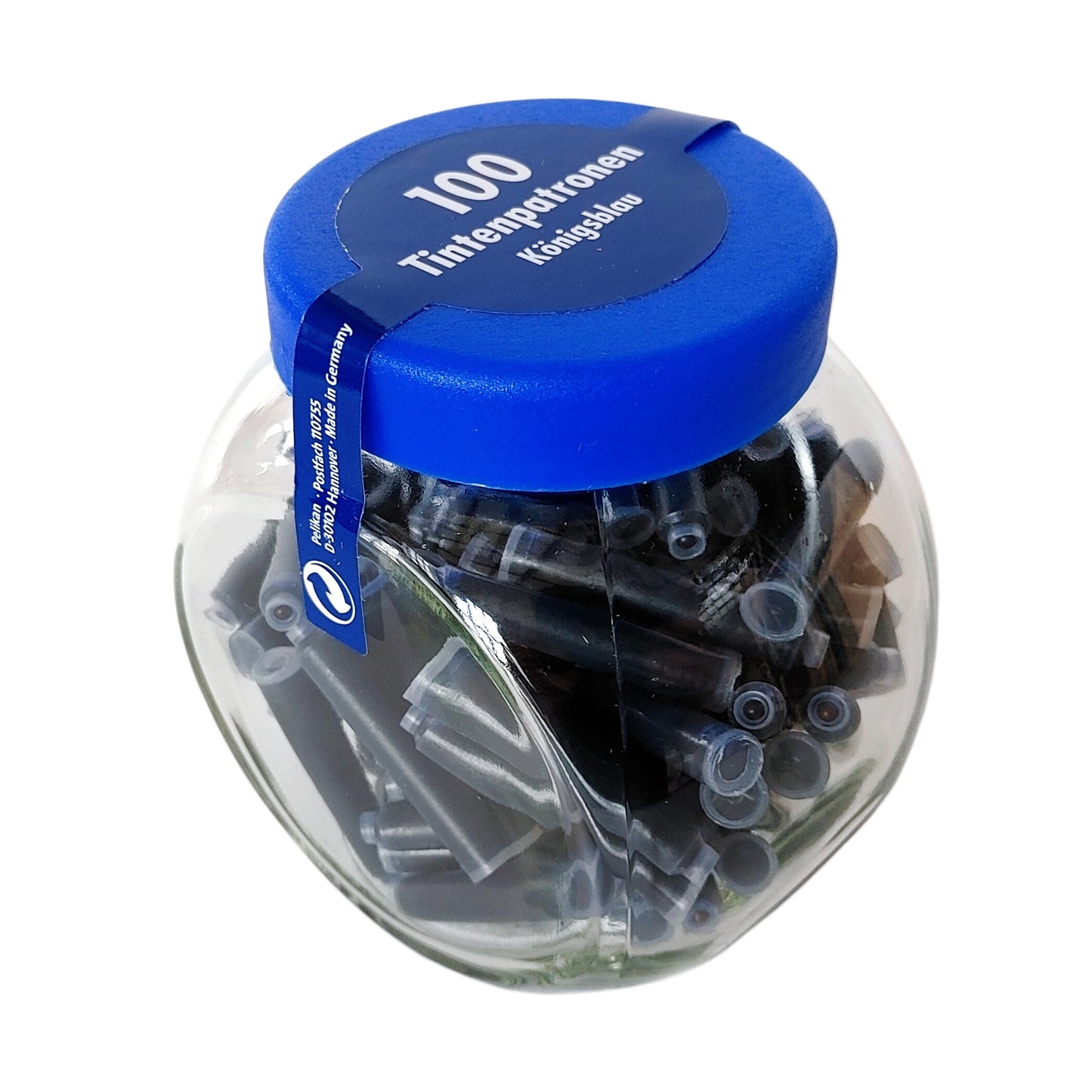 100x Tintenpatronen Set für Füller Pelikan Füllpatronen Patronen Königsblau