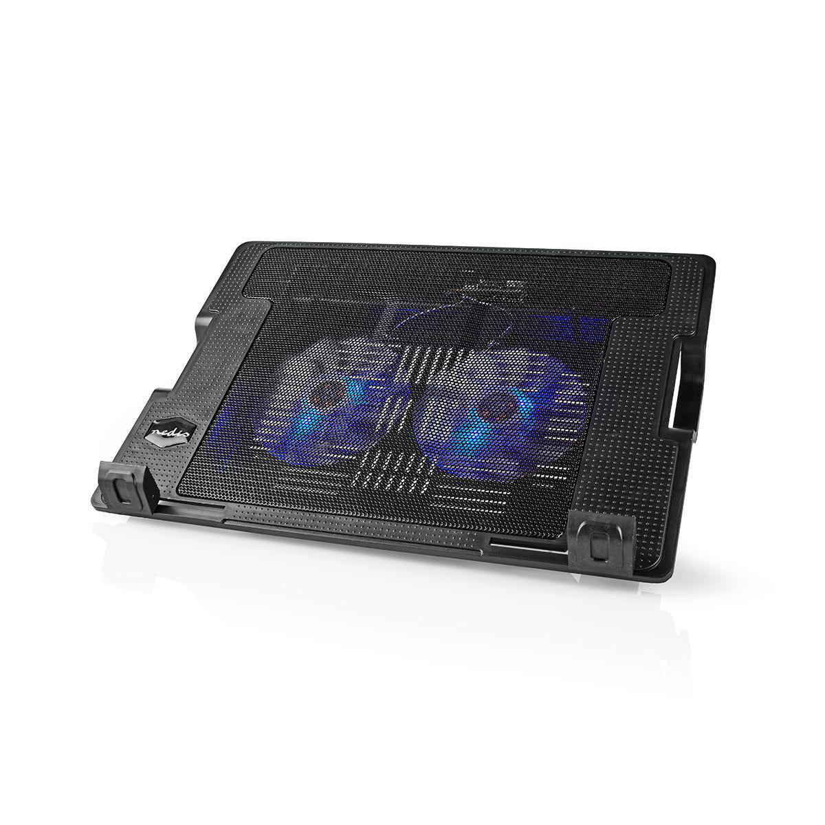 Notebook-Ständer mit aktiver Kühlung 14-18" LED Verstellbarer Laptophalter RGB