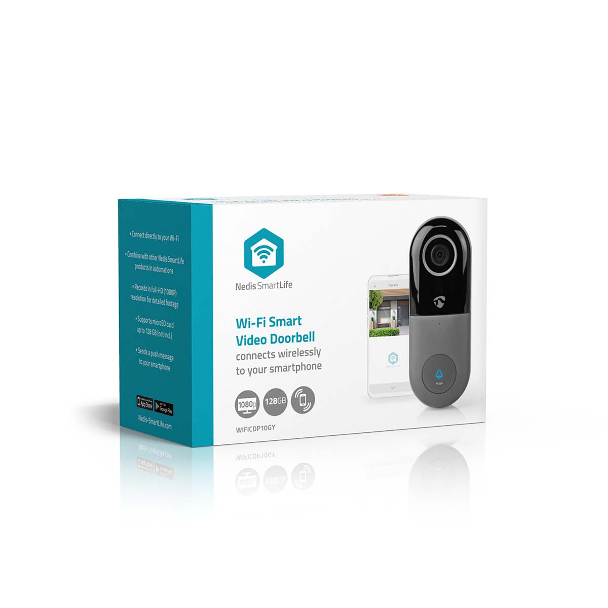 Video Türsprechanlage Smartlife WLAN Türklingel Überwachungskamera APP Home