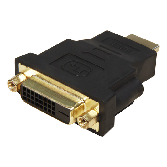 DVI zu HDMI Adapter DVI-Buchse HDMI-Stecker vergoldet Wandler Verbinder 24+1