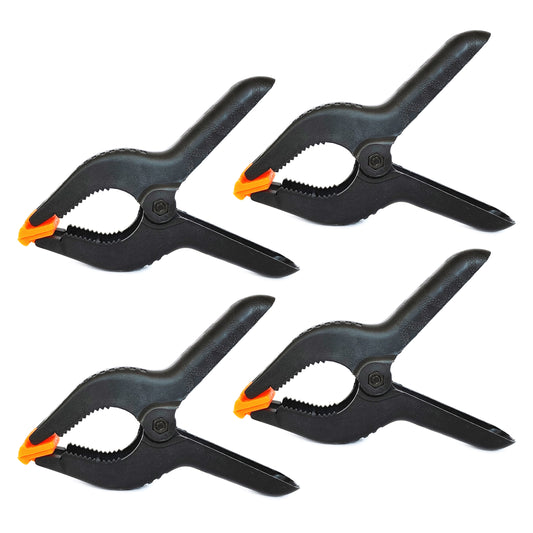 4x Montageklemmen Set 110mm Federklemmen Klemmzwingen Leimzwingen Kunststoff