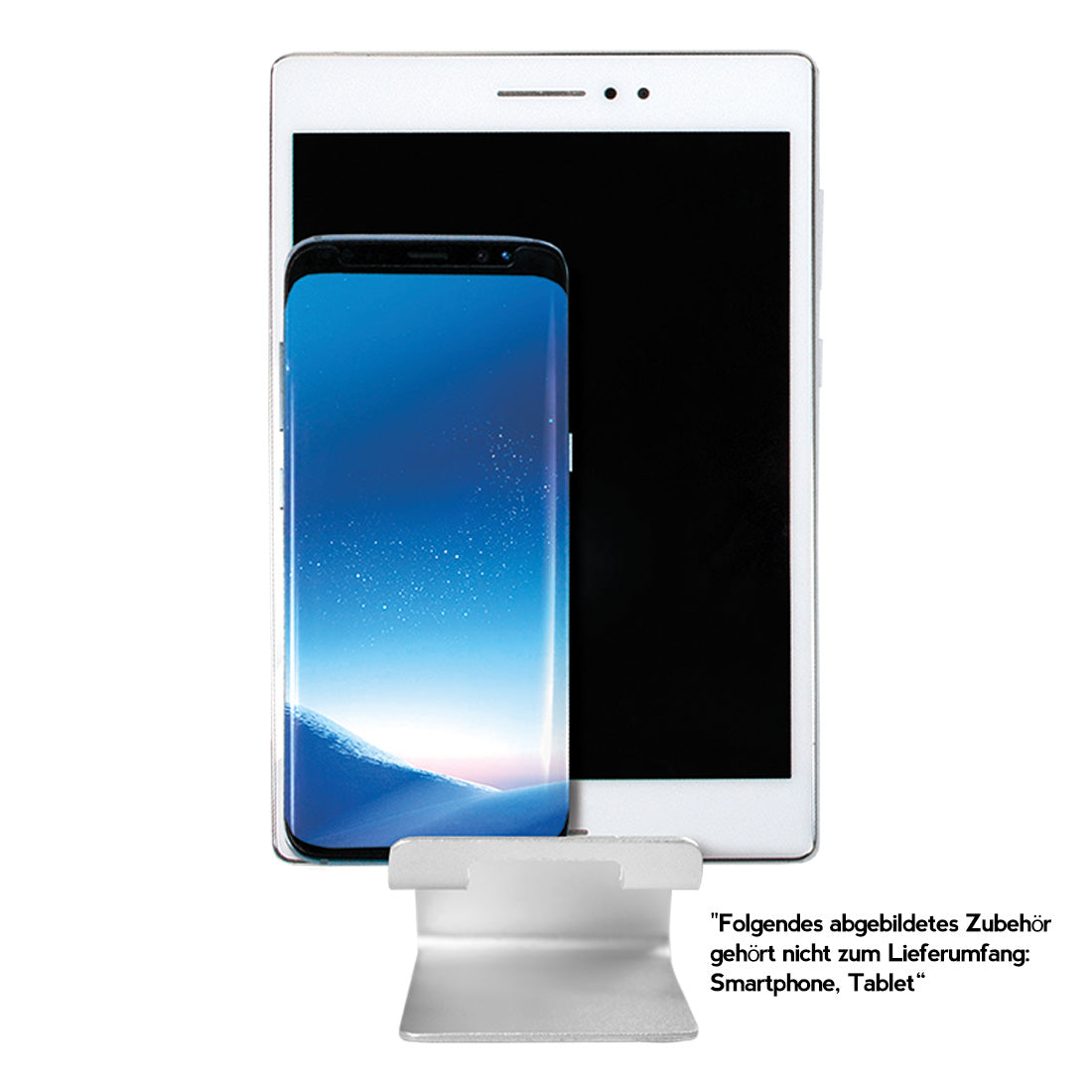 Smartphone und Tabletständer Alu Handy Telefon Halter Metall Universell Logilink